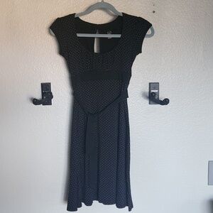 Windsor - Black Polka Dot Mini Dress